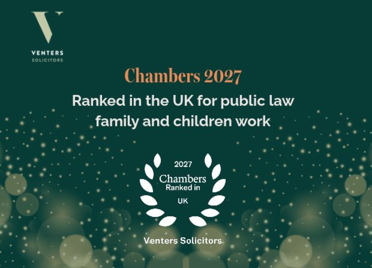 Chambers 2027: Venters Solicitors ranked again among the best in the UK 