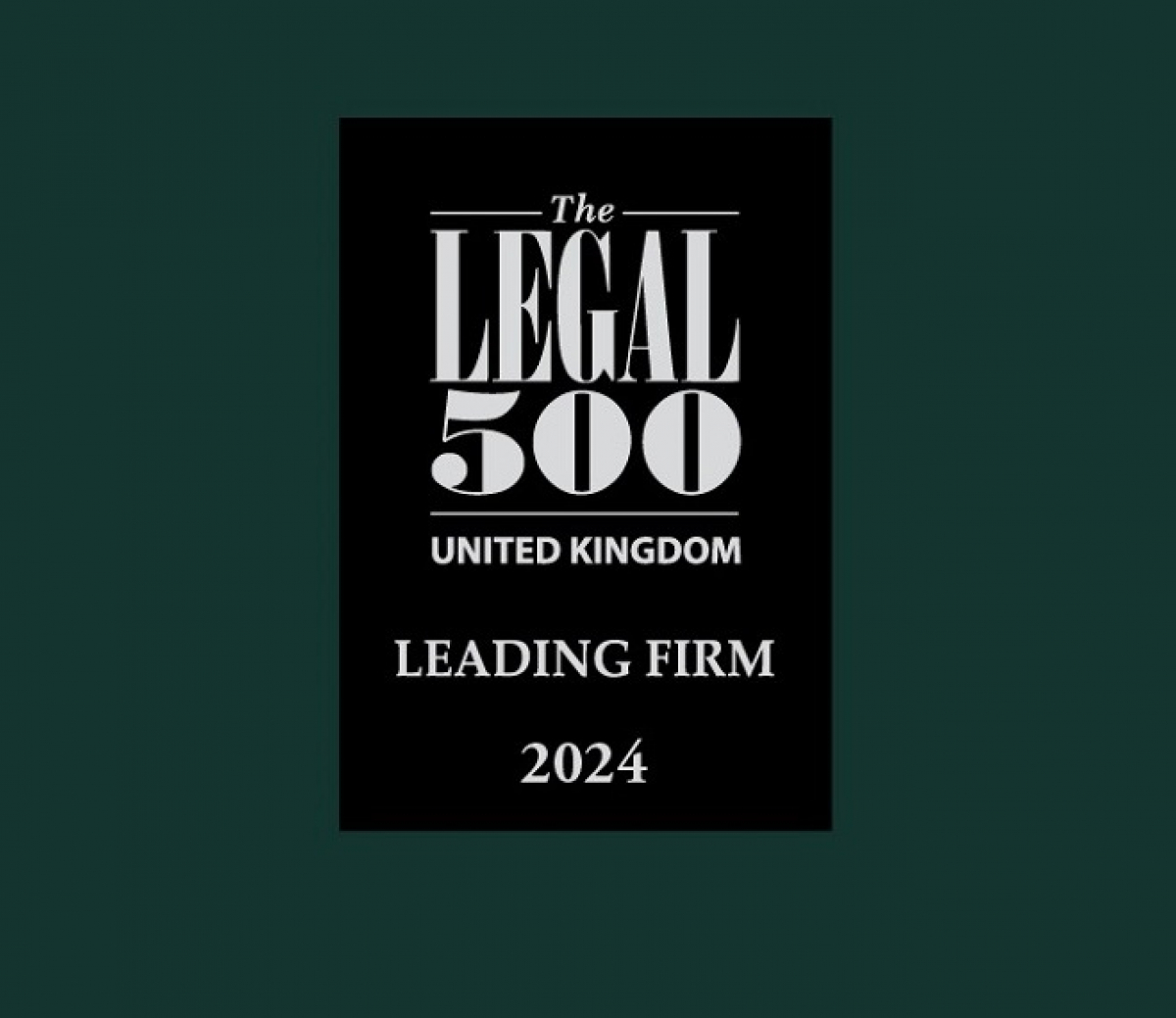 Venters ranked as a Leading Firm in the 2024 Legal 500