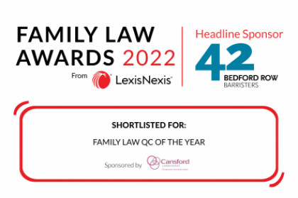 Shortlisted : Family Law QC of the Year