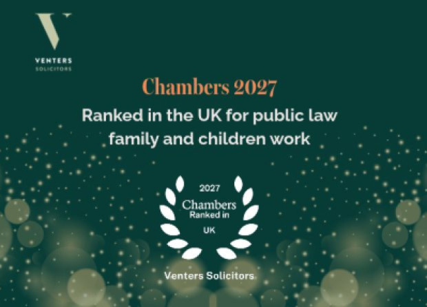 Chambers 2027: Venters Solicitors ranked again among the best in the UK 